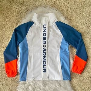 {Under Armour} UA RUSH™ Woven Colorblock Full-Zip Jacket - Women's Small